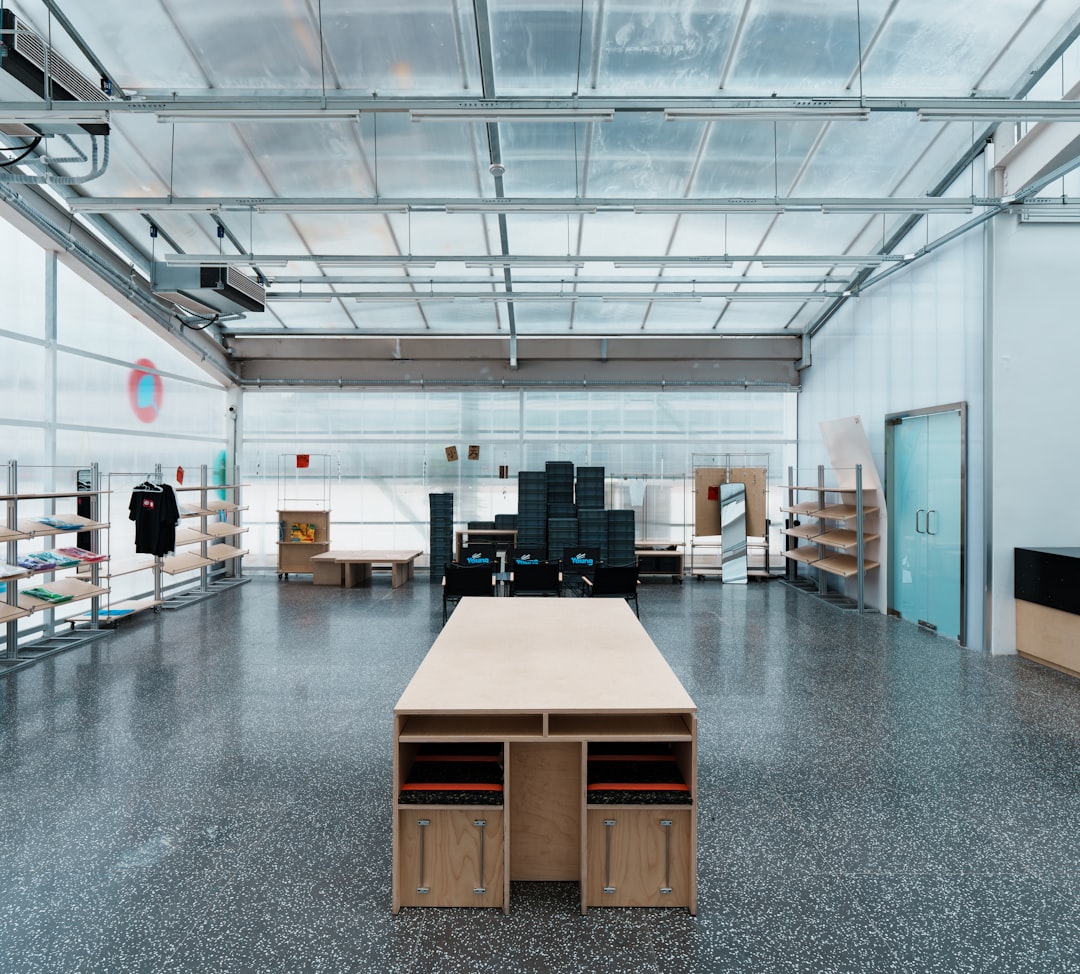 Modern fair and showcase event space