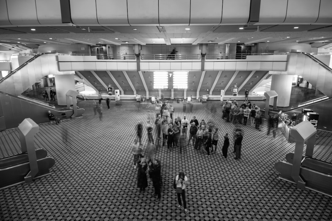 Trade and business event space with commercial display areas
