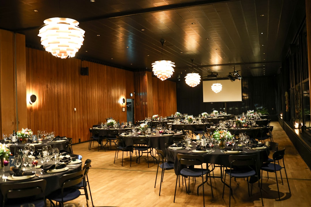 Large event venue interior with open floor space
